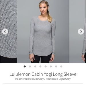 Lululemon cabin yogi long sleeve